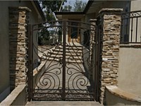 Gates: Iron/Vinyl/Wood