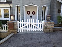 Gates: Iron/Vinyl/Wood